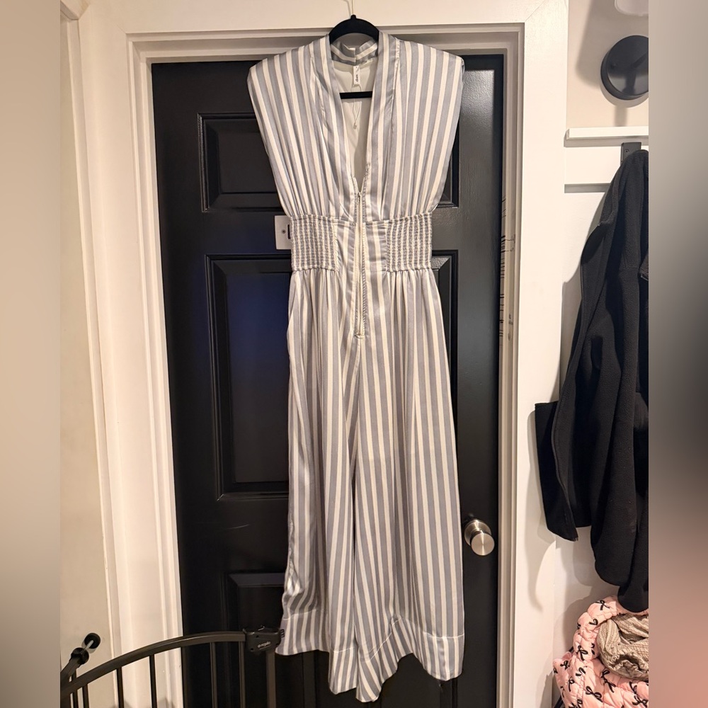 Glam Striped Maxi Dress